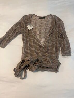 Peruvian Connection  Wrap Top Sweater